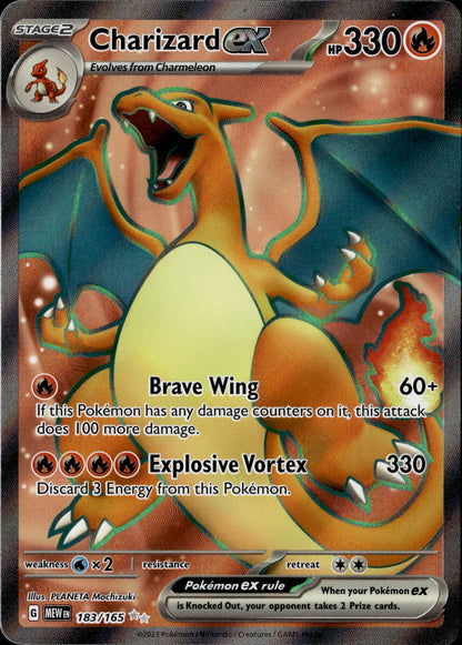 Charizard ex 183/165 [151 Mew]