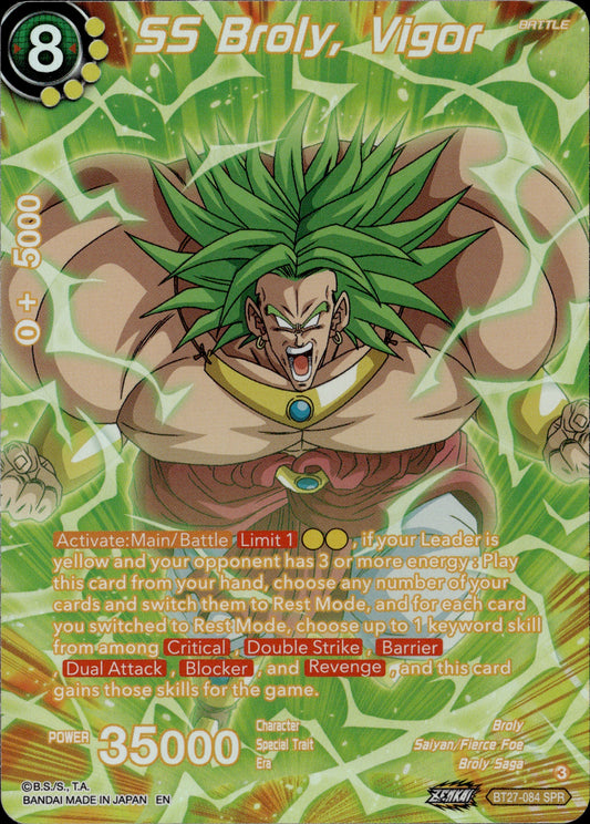 SS Broly, Vigor BT27-084 SPR