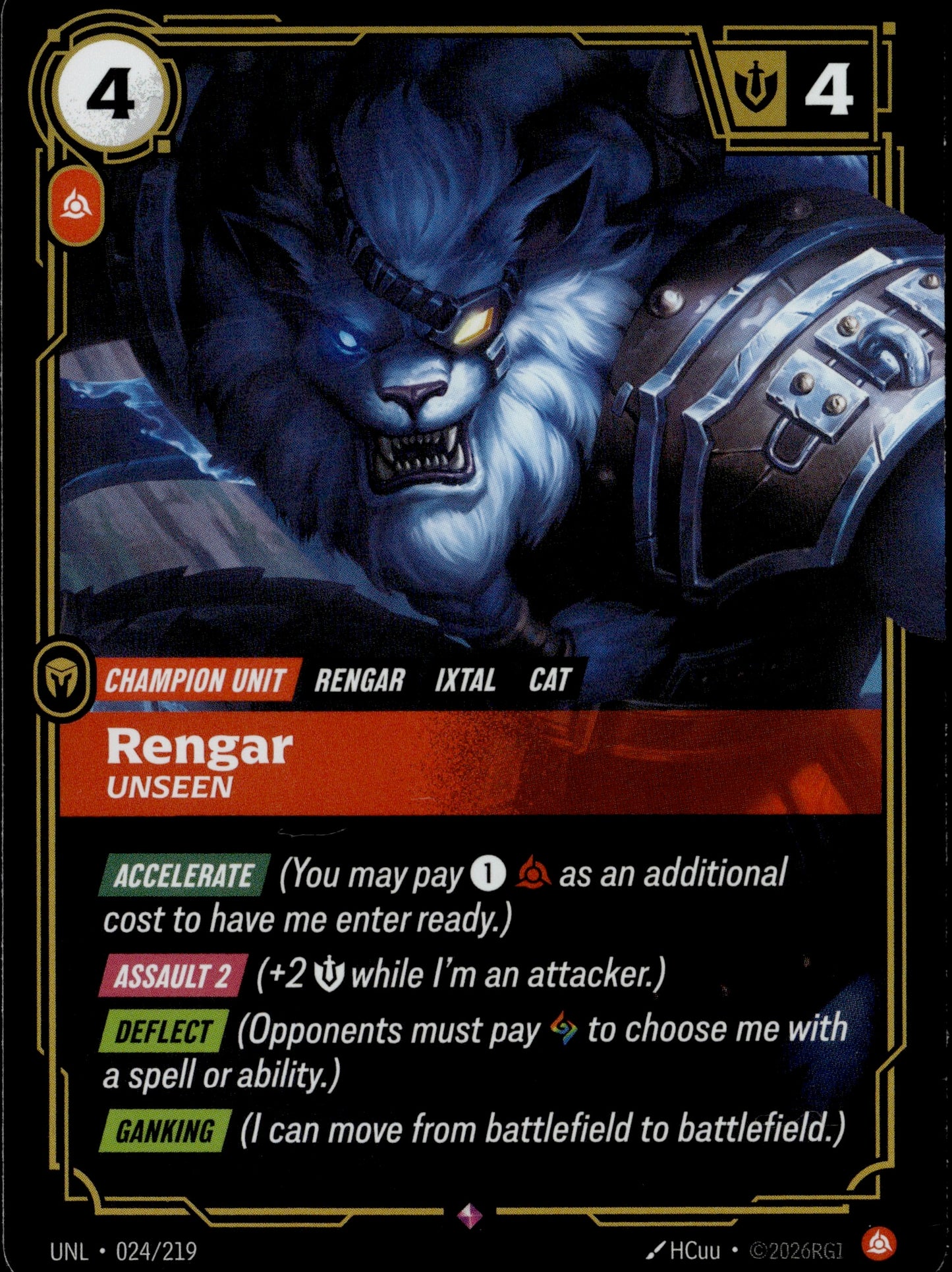 Rengar - Unseen 024/219 [Unleashed]
