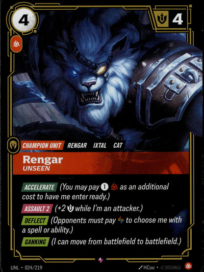 Rengar - Unseen 024/219 [Unleashed]