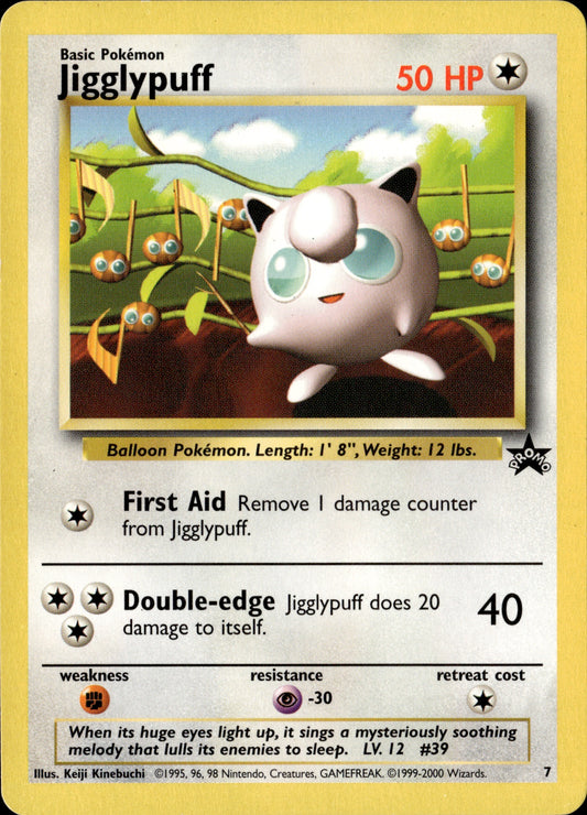 Jigglypuff #7 Black Star Promo