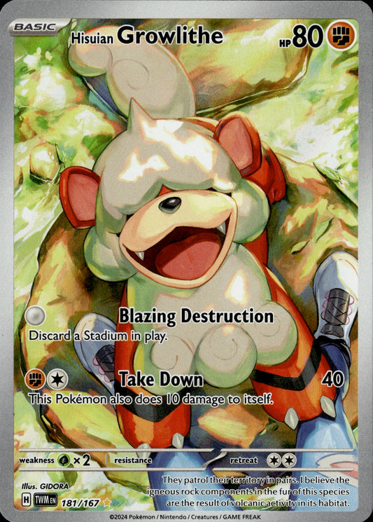 Hisuian Growlithe 181/167 [Twilight Masquerade]