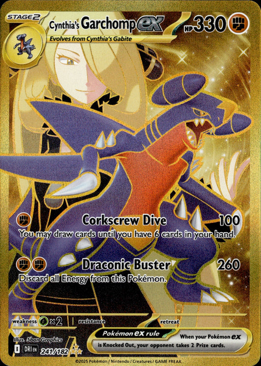 Cynthia's Garchomp ex 241/182 [Destined Rivals]