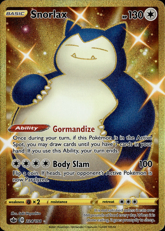 Snorlax 224/198 [Chilling Reign]