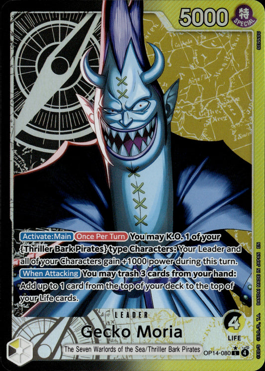 Gecko Moria Alternate Art OP14-080