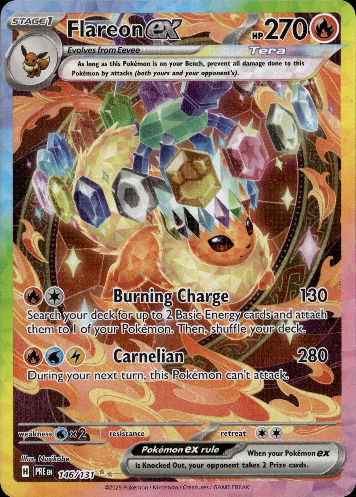 Flareon ex 146/131 [Prismatic Evolution]