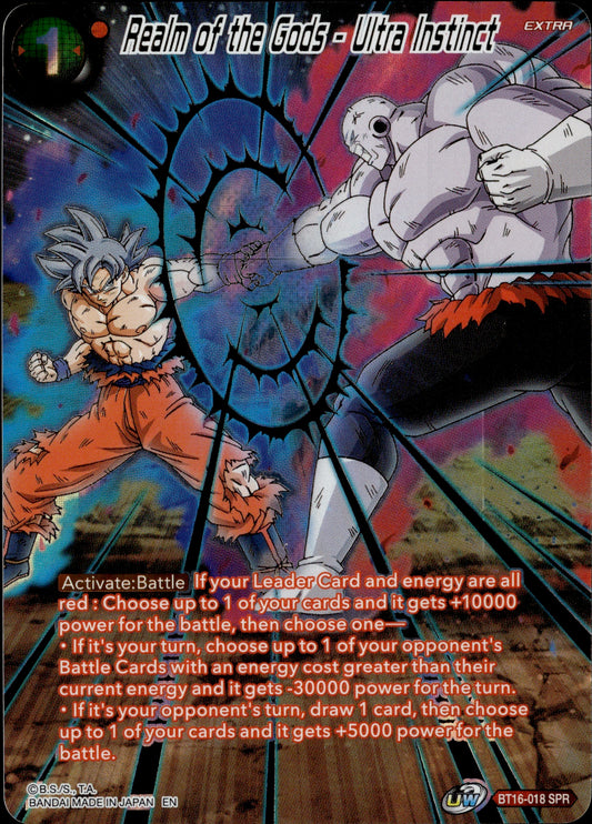 Realm of the Gods - Ultra Instinct BT16-018 SPR