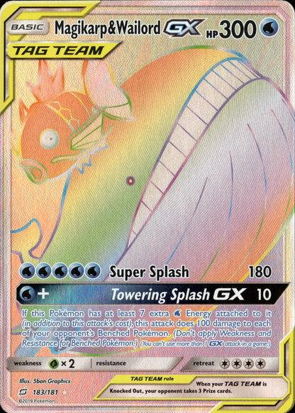 Magikarp & Wailord GX 183/181 [Team Up]