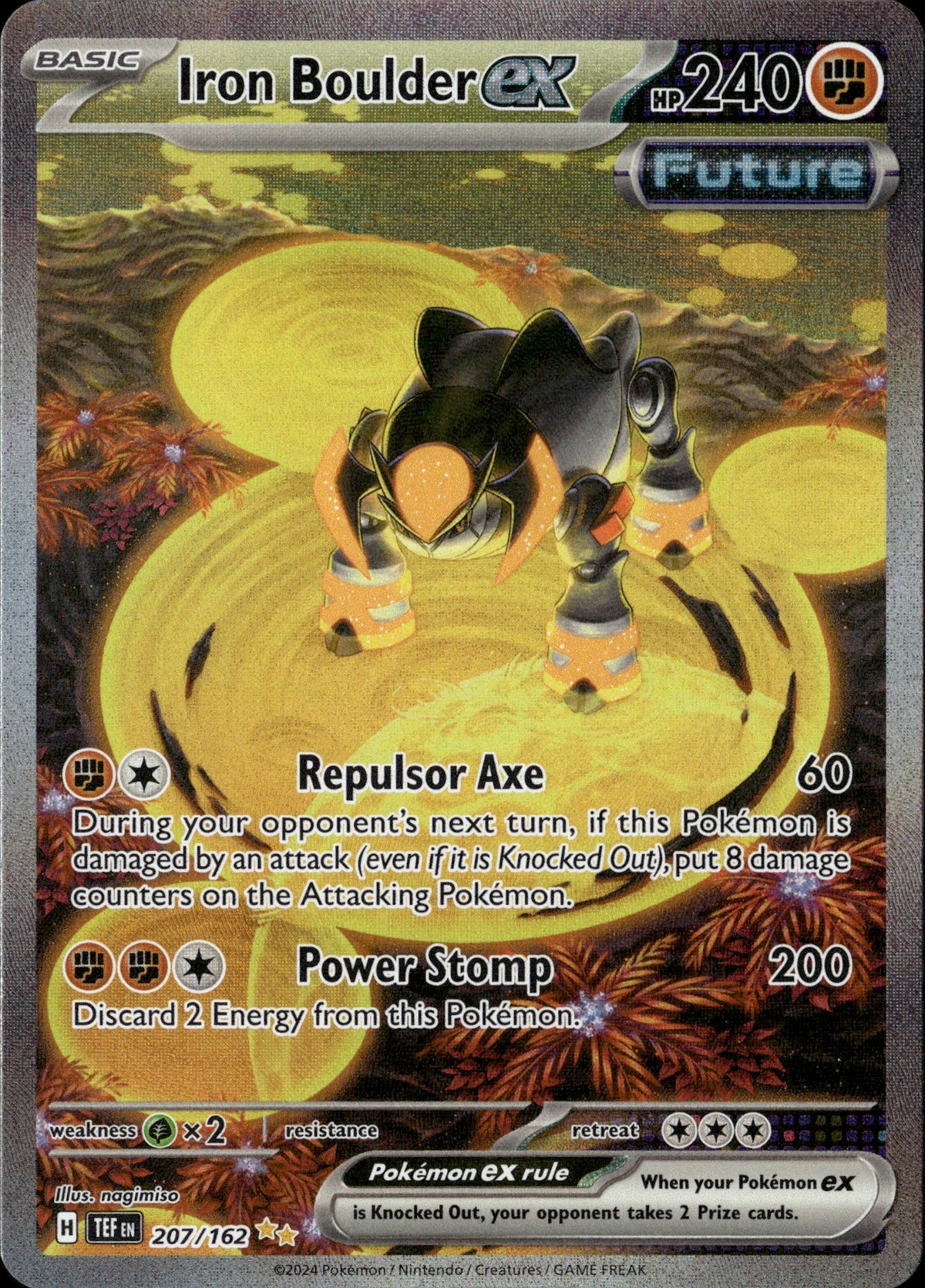 Iron Boulder ex 207/162 [Temporal Forces] – Leo Games