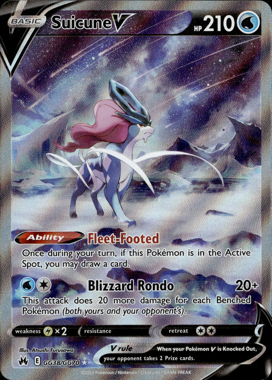 Suicune V GG38/GG70 [Crown Zenith]