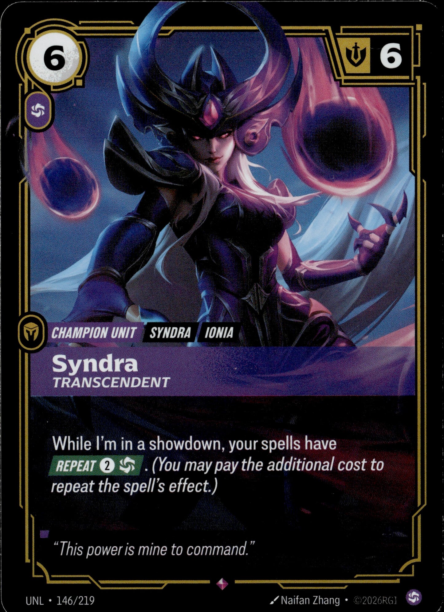 Syndra - Transcendent 146/219 [Unleashed]