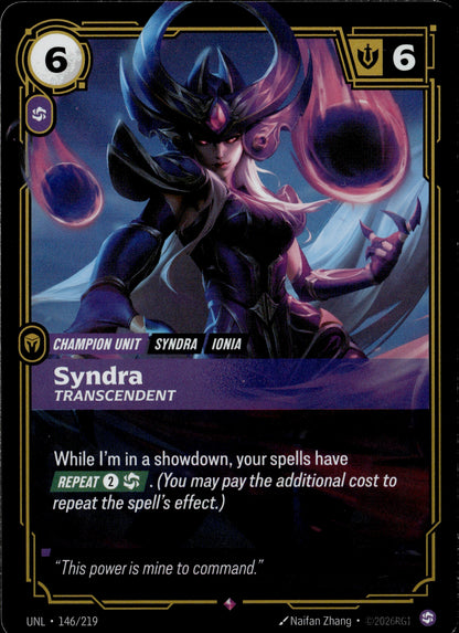 Syndra - Transcendent 146/219 [Unleashed]
