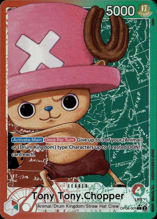 Tony Tony Chopper Alternate Art OP08-001
