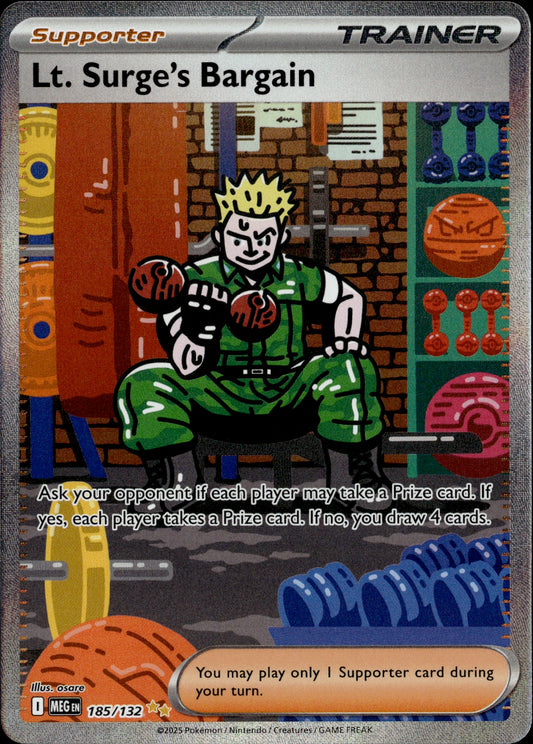 Lt. Surge's Bargain 185/132 [Mega Evolution]