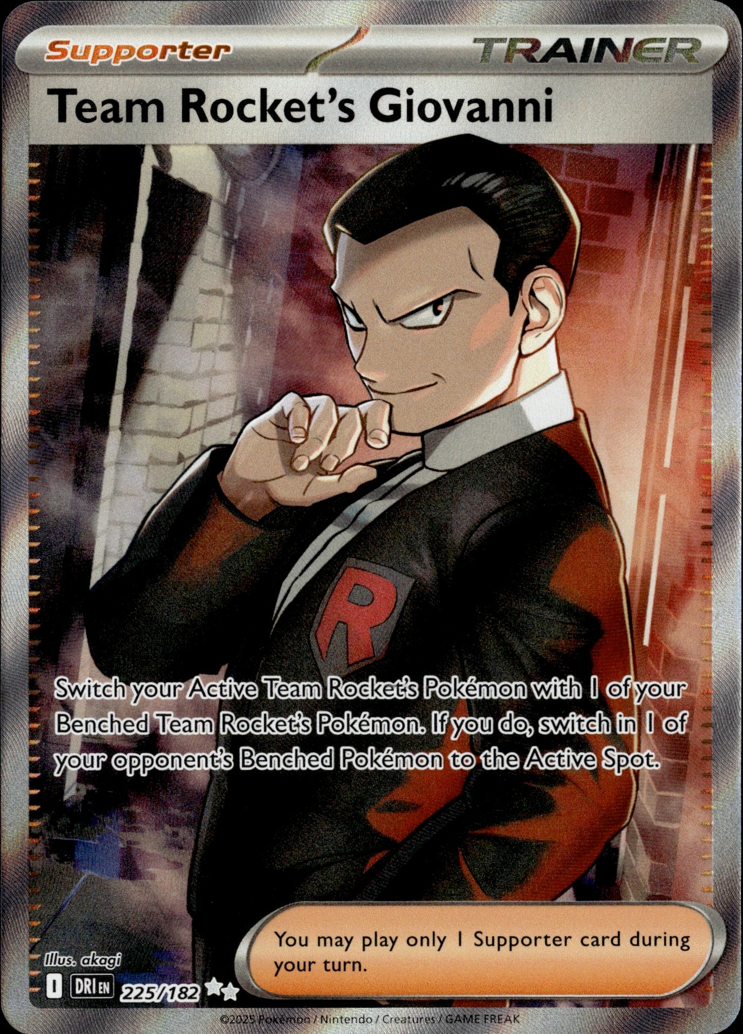 Team Rocket's Giovanni 225/182 [Destined Rivals]