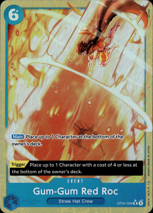 Gum-Gum Red Roc OP04-056 Alternate Art