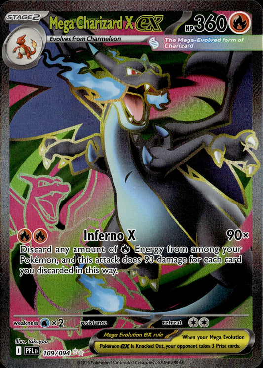 Mega Charizard X ex 109/094 [Phantasmal Flames]