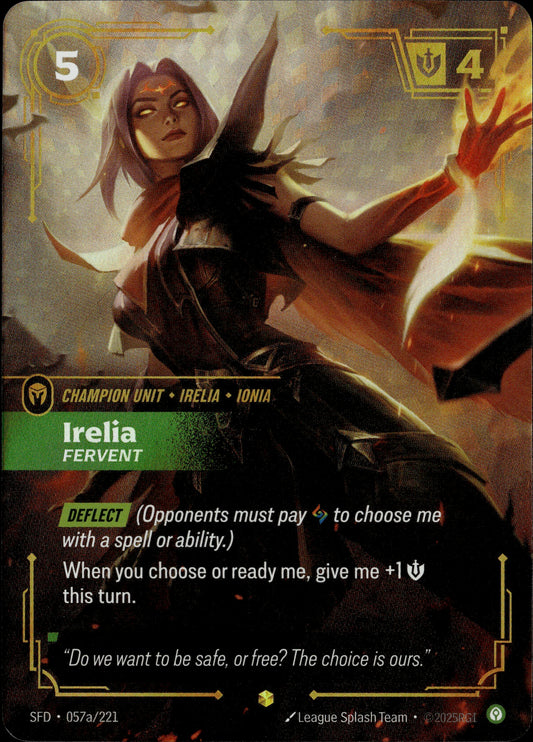 Irelia - 057a/221 Alternate Art [Spiritforged]