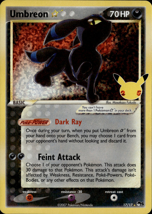Umbreon Gold Star 17/17 [Celebrations]