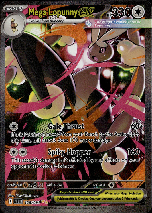 Mega Lopunny ex 128/094 [Phantasmal Flames]