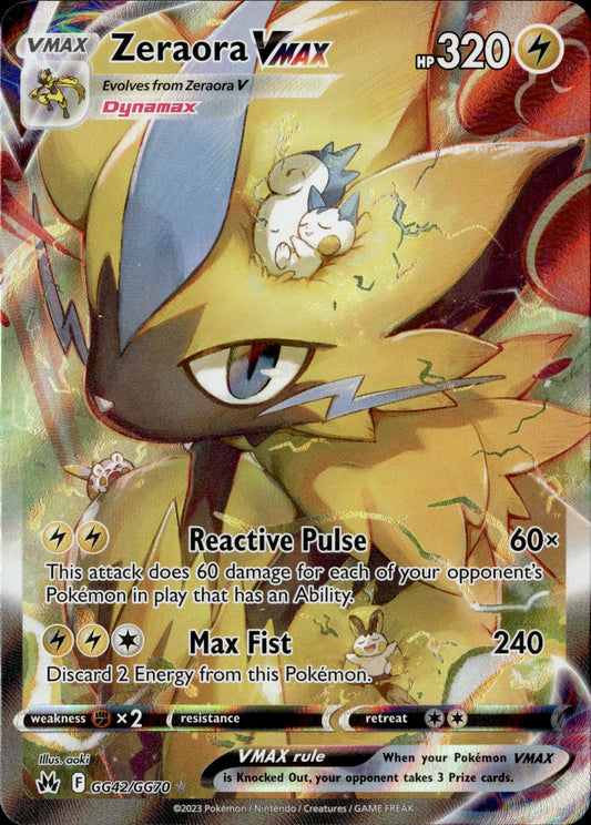 Zeraora VMAX GG42/GG70 [Crown Zenith]