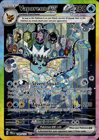 Vaporeon ex 149/131 [Prismatic Evolution]