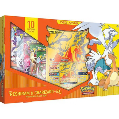 Pokemon TCG: Charizard & Reshiram GX Premium Collection Box