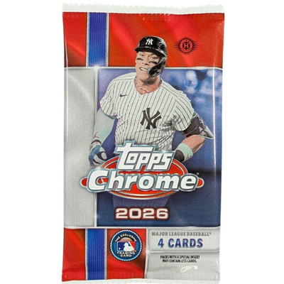 2026 Topps Chrome MLB Baseball Booster Pack