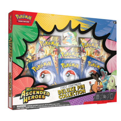 Mega Evolution: Ascended Heroes First Partners Deluxe Pin Collection