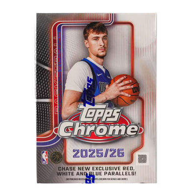 2025/26 Topps Chrome Basketball 7-Pack Blaster Box