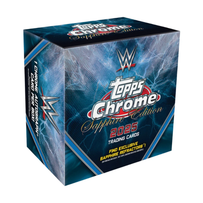 2025 Topps Chrome Sapphire WWE Box