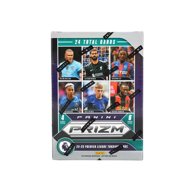 2024/25 Panini Prizm Premier League EPL Soccer 6-Pack Blaster Box (Pink Mosaic Prizms!)