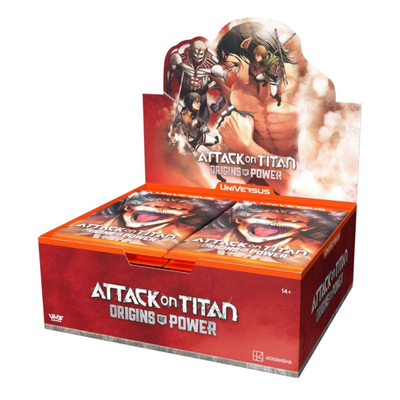 UniVersus: Attack on Titan Origins of Power Booster Box