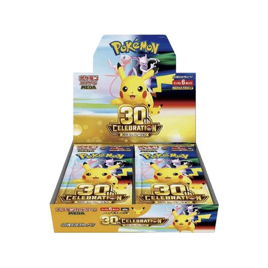 Pokemon Japanese: 30th Celebration Booster Box [M6a]