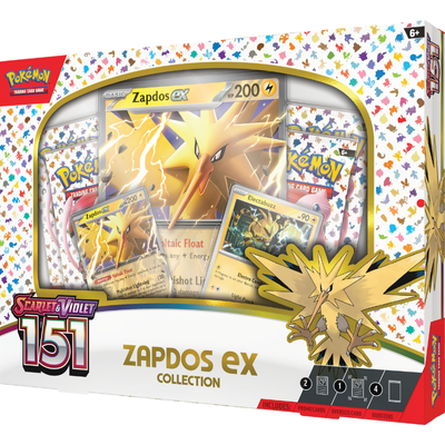 Zapdos Ex Collection Box Scarlet and Violet 151 Collection