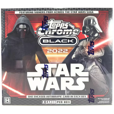 2022 Topps Chrome Black Star Wars Hobby Box