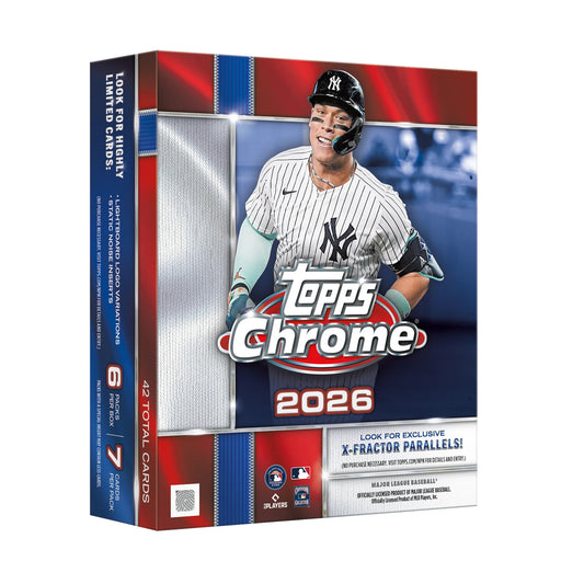 Topps 2026 Chrome MLB Baseball Mega Box