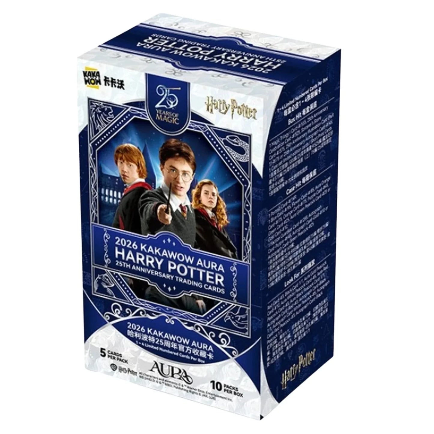 2026 Kakawow Aura Harry Potter 25th Anniversary Trading Cards Hobby Box