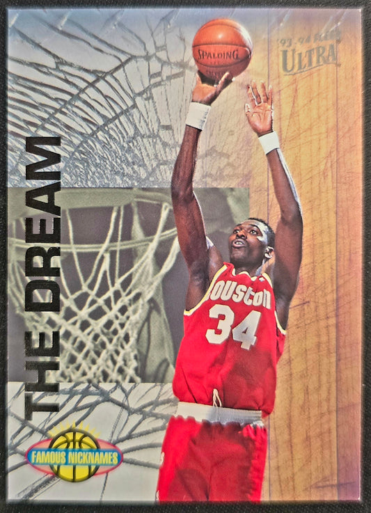 1993-94 Fleer Ultra Famous Nicknames Hakeem Olajuwon The Dream