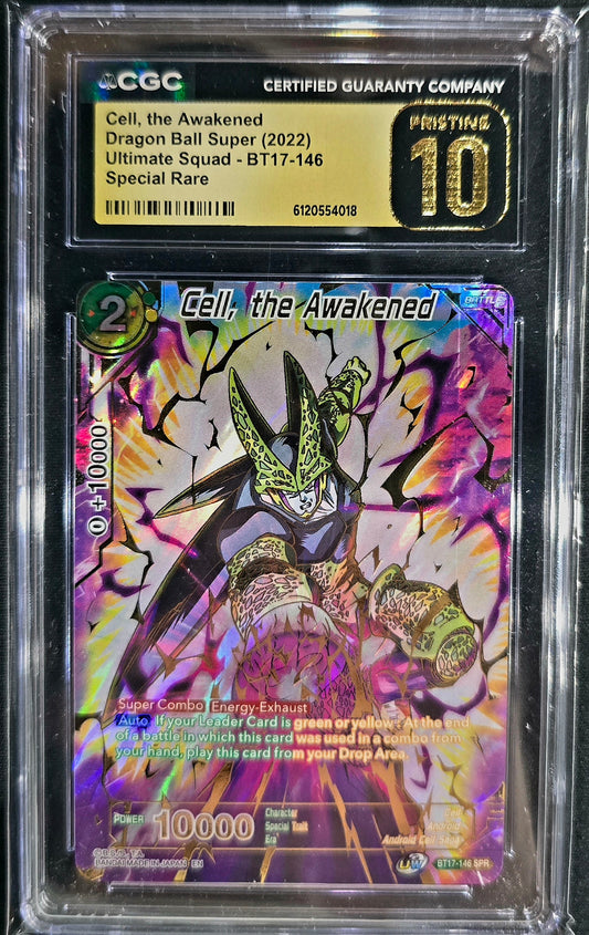 2022 Dragon Ball Super Ultimate Squad Cell The Awakened SPR BT17-146 CGC PRISTINE 10