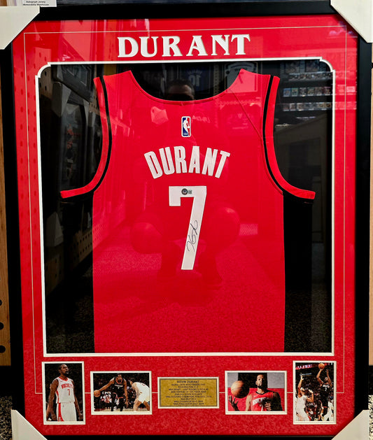 Kevin Durant Autographed Rockets Jersey BECKETT Authenticated