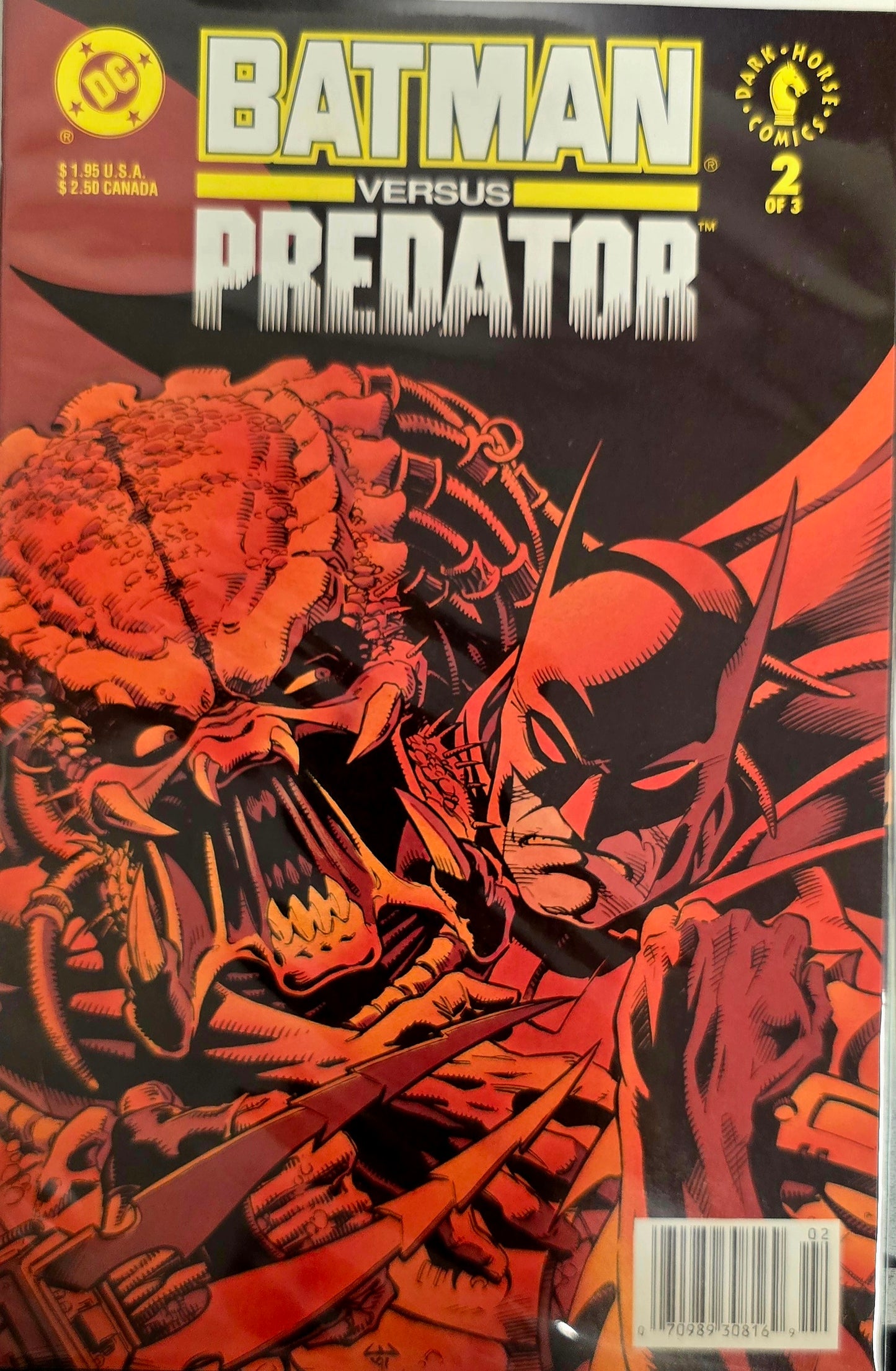 1991 DC Batman Versus Predator [Newsstand edition] #2