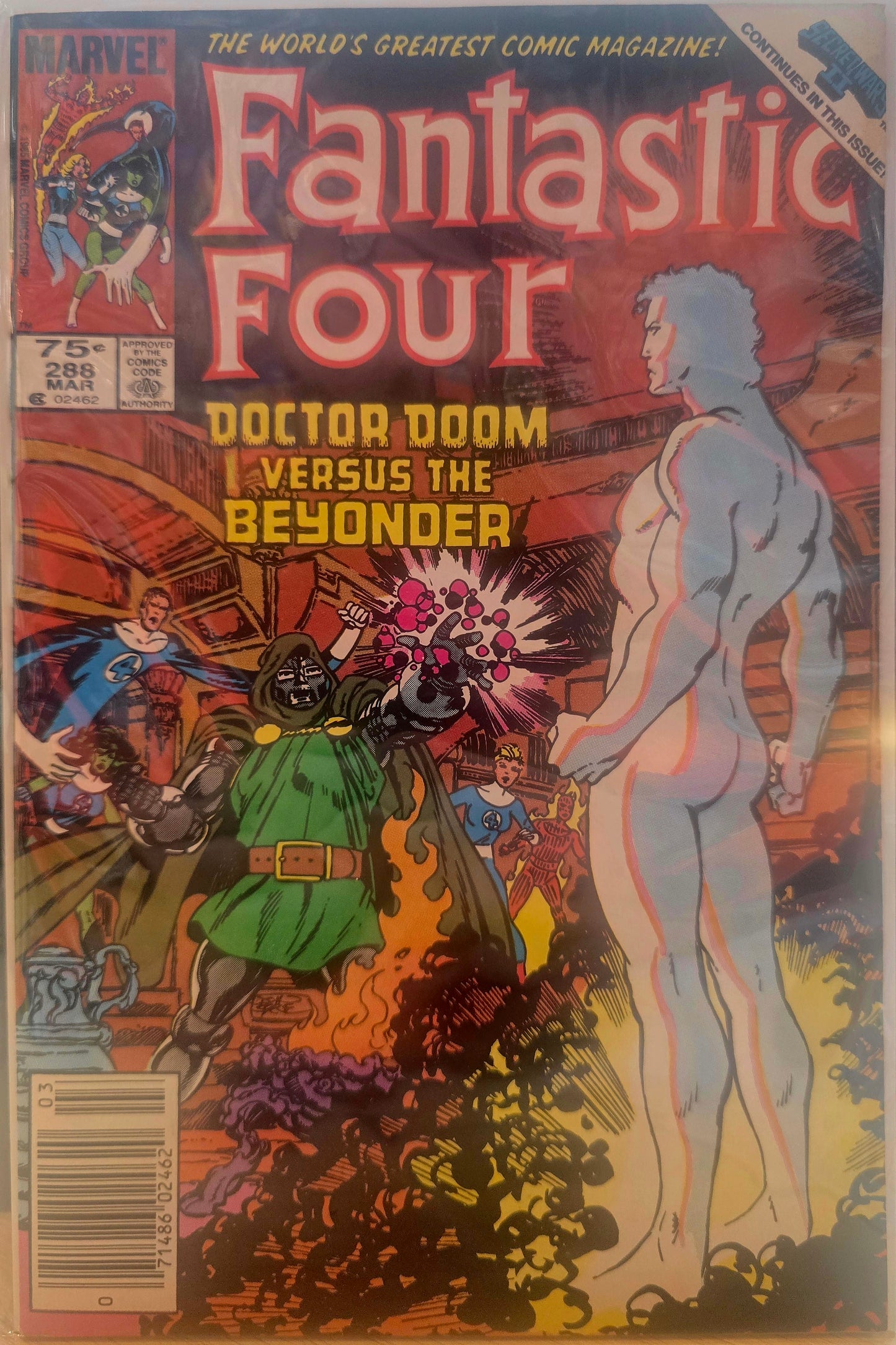 Fantastic Four #288 1986 Marvel Comics