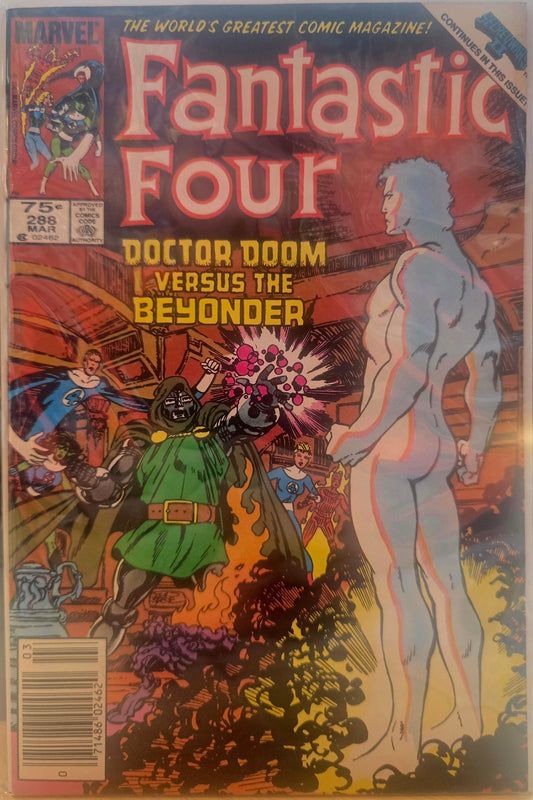 Fantastic Four #288 1986 Marvel Comics