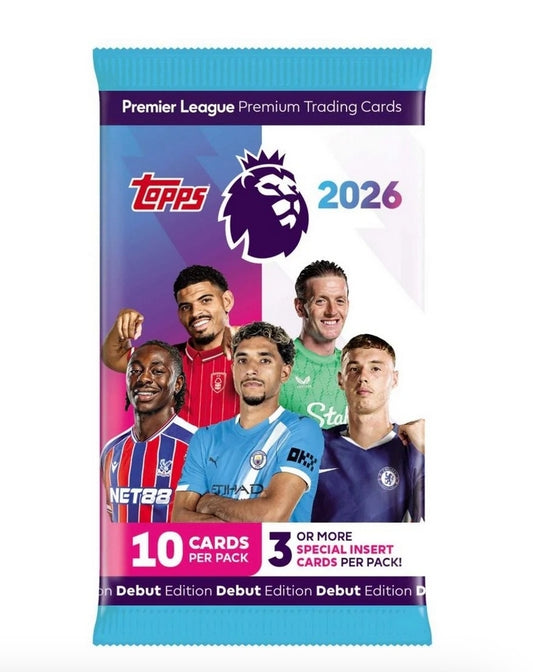 Topps Premier League 2026 Trading Cards Booster Pack
