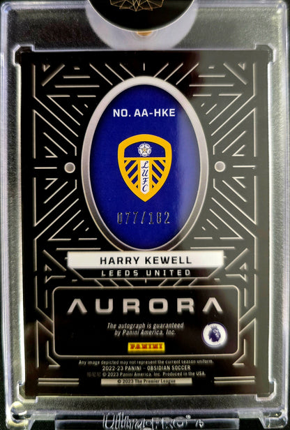 2022-23 Panini Obsidian Harry Kewell Aurora Auto /182