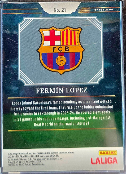 2024-25 Select La Liga FERMIN LOPEZ Artistic Impressions SSP #21