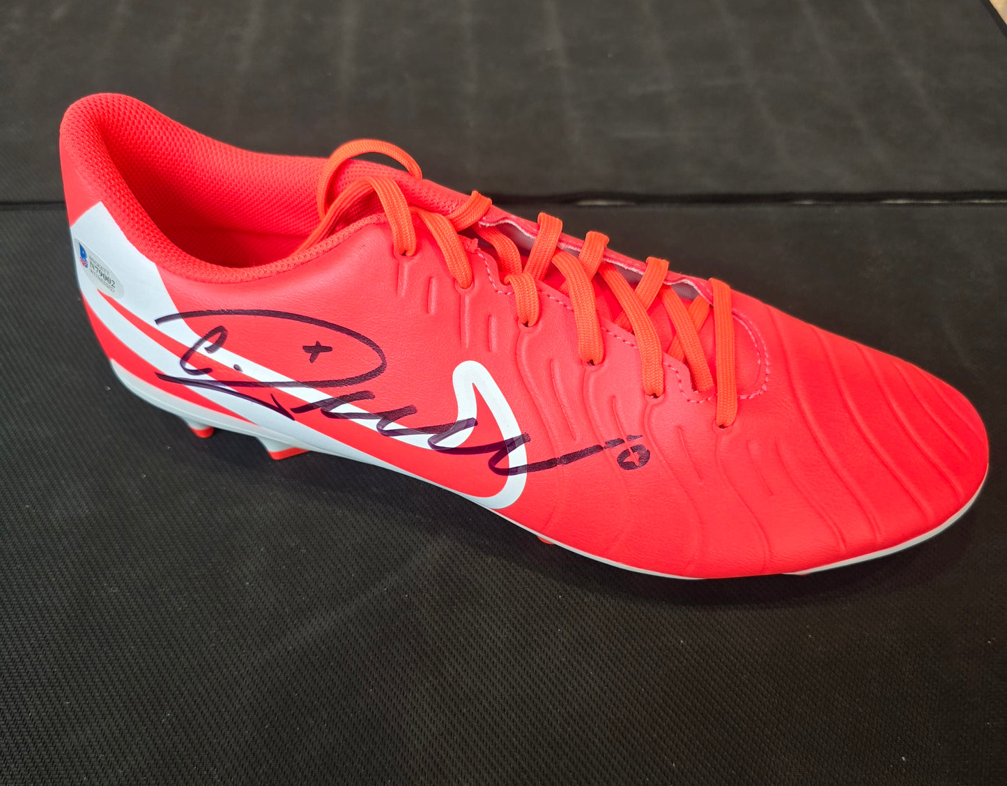 Cristiano Ronaldo Autographed Soccer Boot [Beckett Certified]