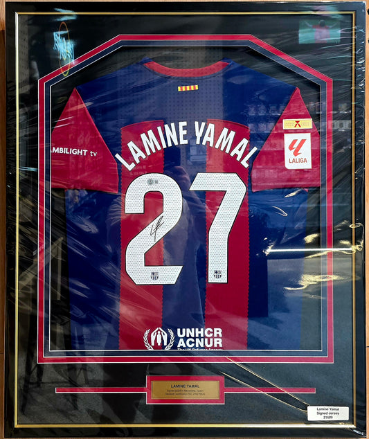 Lamine Yamal Signed 2022-2023 Jersey Beckett Authenticated