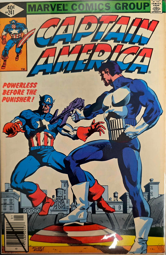 1980 Marvel Captain America #241 Marvel 1980 Frank [1st Punisher Vs Captain America]